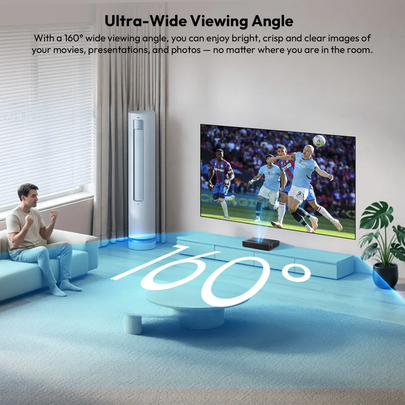 84''-120'' NothingProjector PET Crystal Classic 85% ALR UST Projector Screen