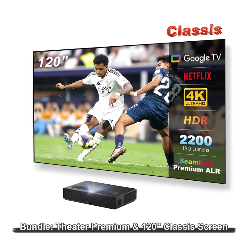 (DE) Formovie Theater Premium Triple Laser 4K TV Ultra Short Throw Projector