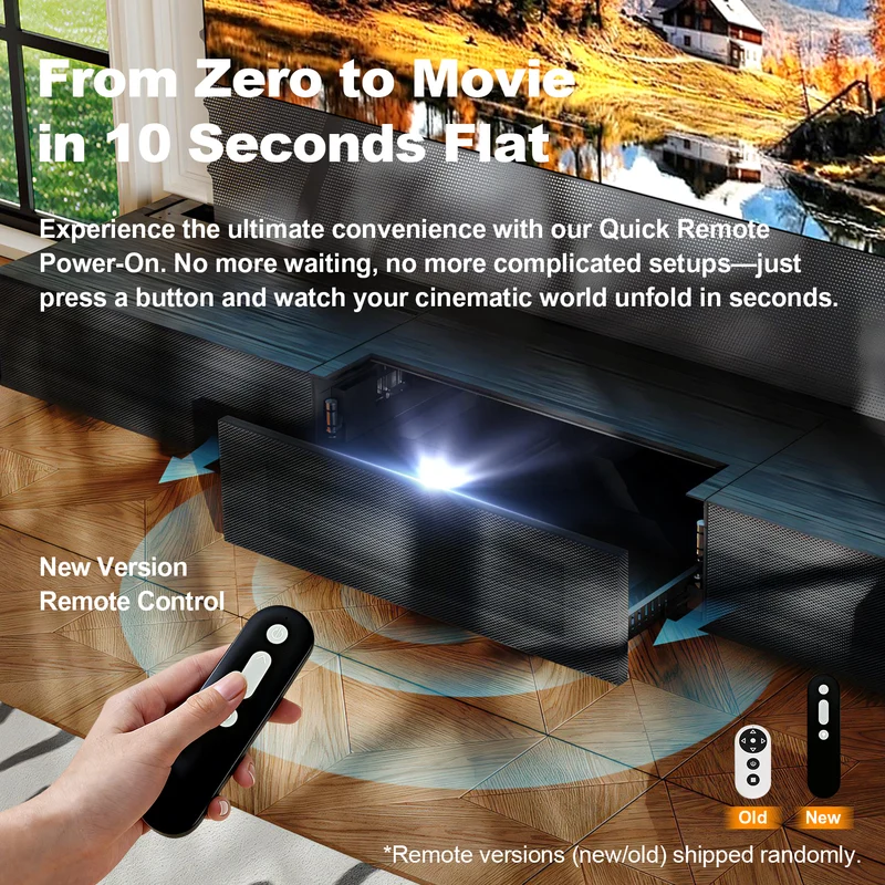 Shore Laser TV Cabinet + UST Projector Bundle (Pre-Assembled)