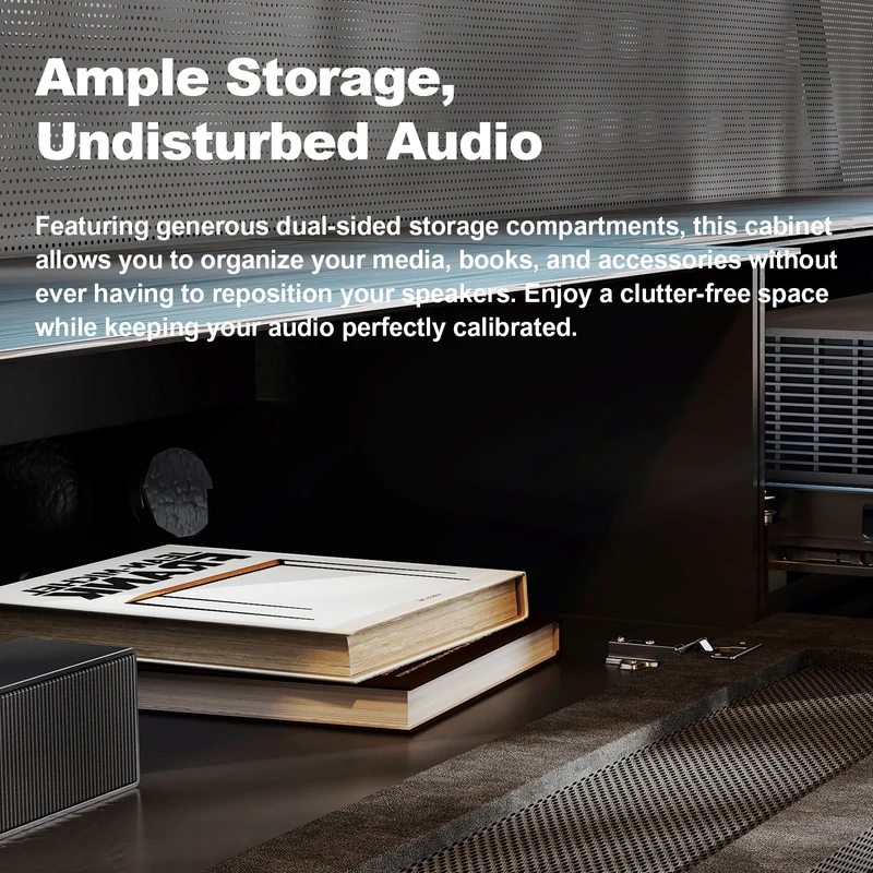 Shore Laser TV Cabinet + UST Projector Bundle (Pre-Assembled)