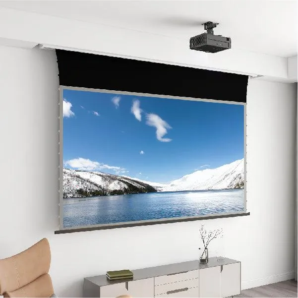 VIVIDSTORM PRO A Slimline Motorized Tension Drop Down UST ALR Projector Screen