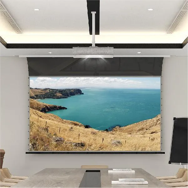 VIVIDSTORM PRO A Slimline Motorized Tension Drop Down UST ALR Projector Screen