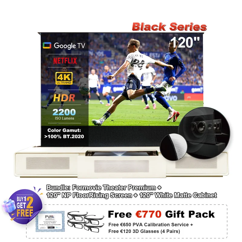 Formovie Theater Premium Triple Laser 4K TV Ultra Short Throw Projector