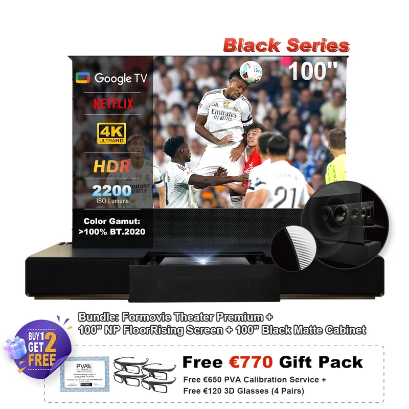 Formovie Theater Premium Triple Laser 4K TV Ultra Short Throw Projector