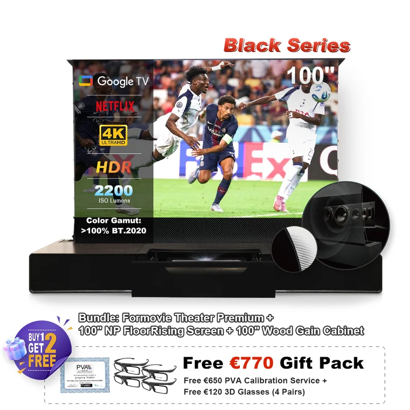 Formovie Theater Premium Triple Laser 4K TV Ultra Short Throw Projector
