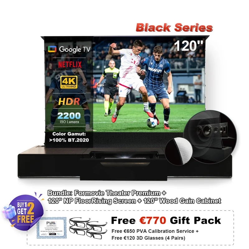 Formovie Theater Premium Triple Laser 4K TV Ultra Short Throw Projector