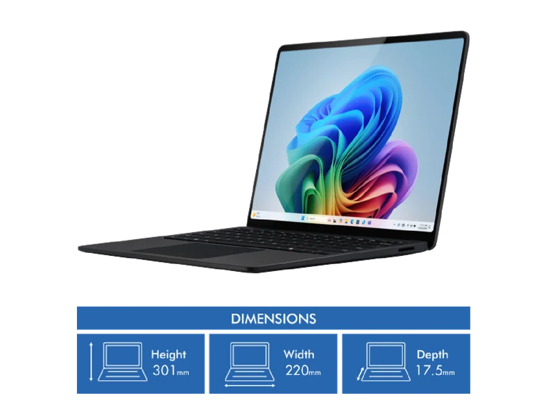Microsoft Surface Laptop 13.8" Snapdragon X2 Plus 10 Core 24GB 512GB 8th Edition - Black