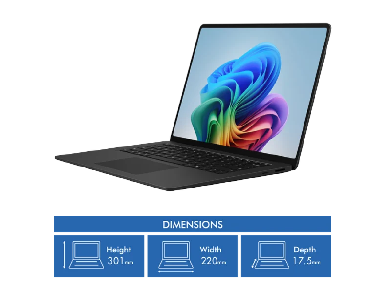 Microsoft Surface Laptop 13.8" Snapdragon X2 Elite 12 Core 16GB 512GB 8th Edition - Black