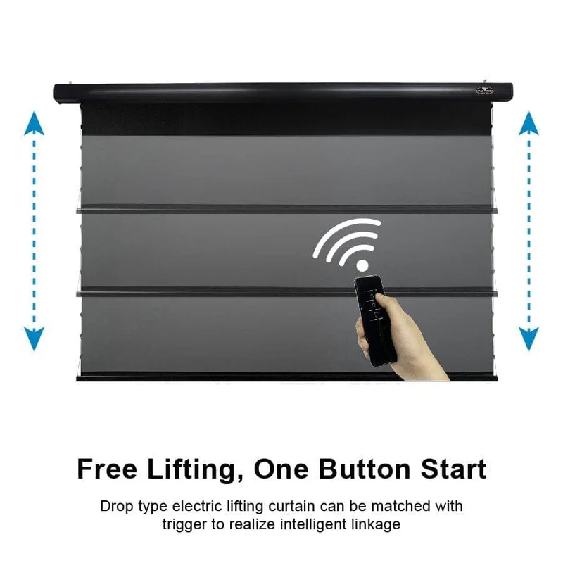 VIVIDSTORM PRO Slimline Motorized Tension Drop Down UST ALR Projector Screen