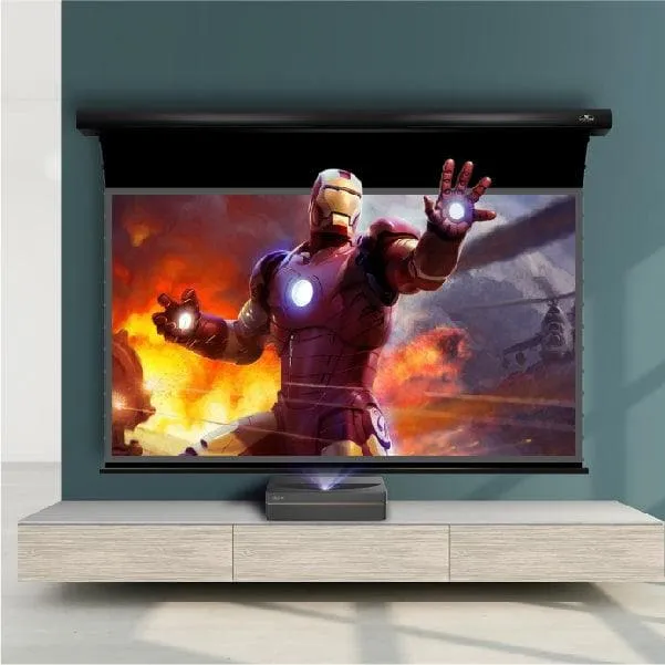 VIVIDSTORM PRO Slimline Motorized Tension Drop Down UST ALR Projector Screen