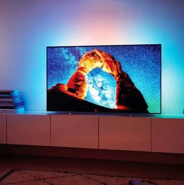 NothingProjector Eclipse Smart Sync LED Strip Immersion Projector TV HDMI with Black Series Screen for UST Projectors