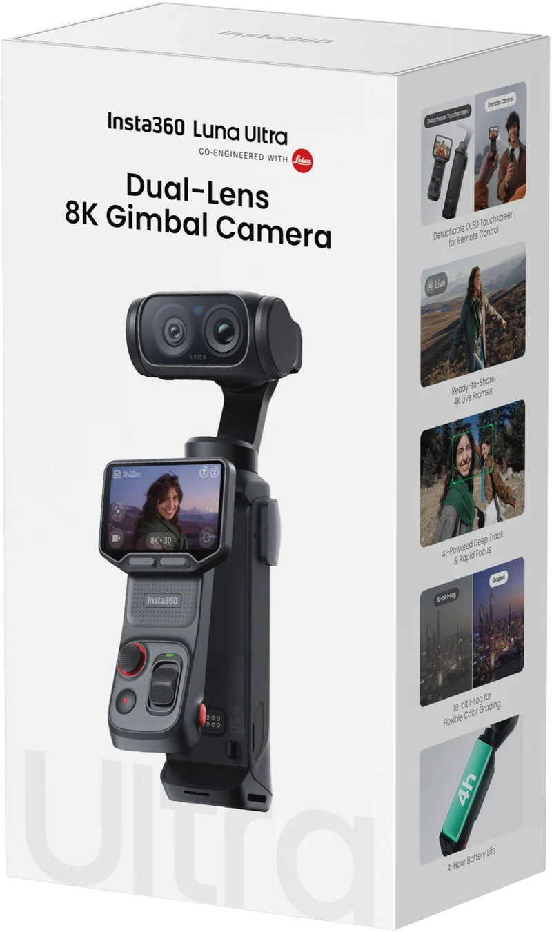 Insta360 Luna Ultra Standard Bundle - Cosmic Black