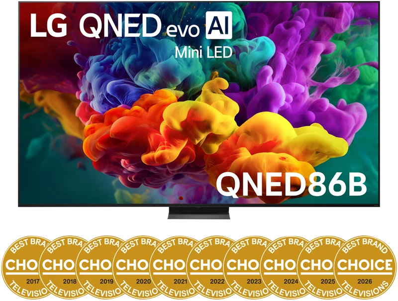 LG 100" QNED86B EVO AI Mini LED 4K Smart TV 2026