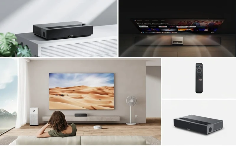 Formovie Theater Google Assistant Smart Short Throw Laser Projector 4K UST