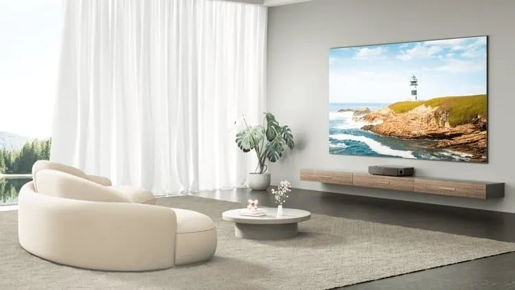 Formovie Theater Google Assistant Smart Short Throw Laser Projector 4K UST