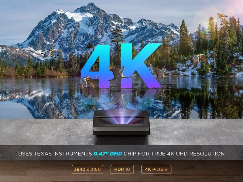 Bomaker Polaris 4K Laser TV2500 ANSI Dlp Smart UST Projector