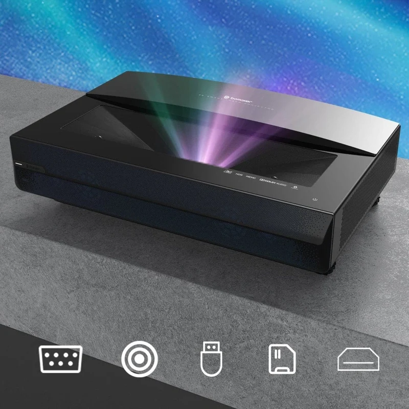 Bomaker Polaris 4K Laser TV2500 ANSI Dlp Smart UST Projector