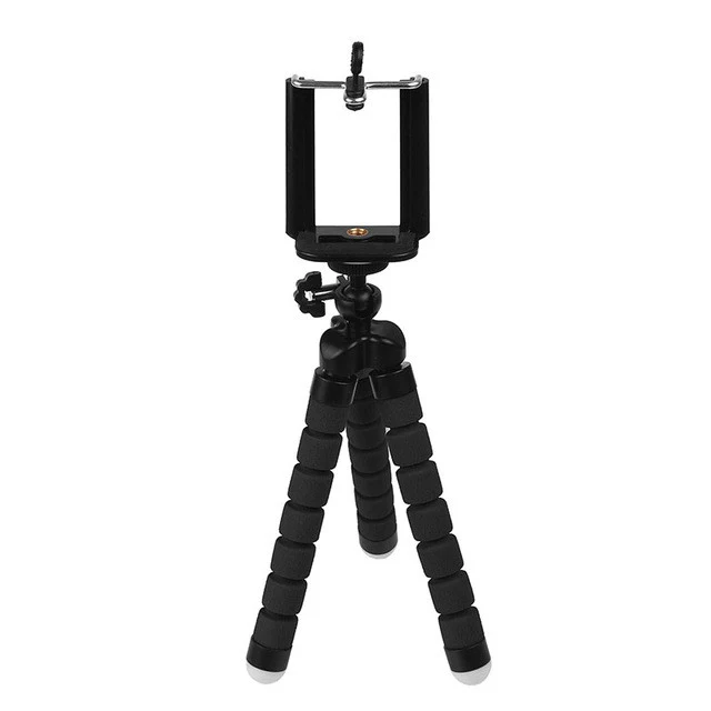 POWSTRO K Mini Portable Flexible Sponge Octopus Tripod Stand Mount With Holder For Phone Gopro Camera Tripode Drop Shipping