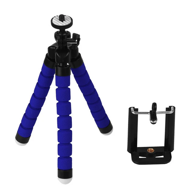powstro Mini Portable Flexible Tripod with Phone Holder Bracket Stand Tripod Kit for iPhone 6s 7 Xiaomi Samsung HTC DSLR Camera