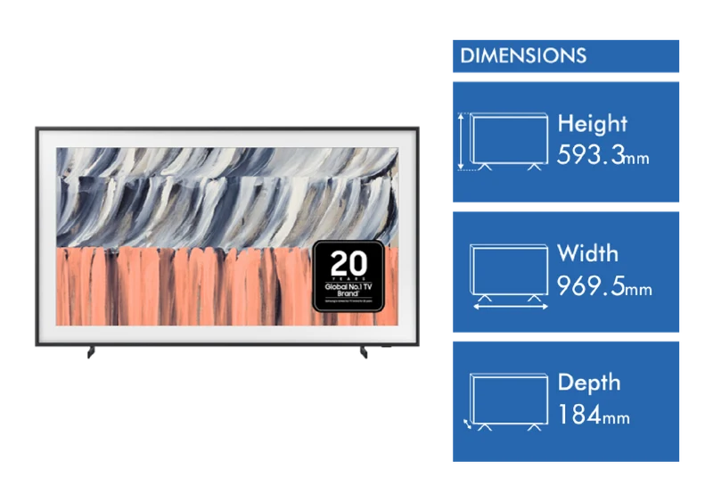 Samsung 43" LS03H The Frame QLED 4K Smart TV 2026