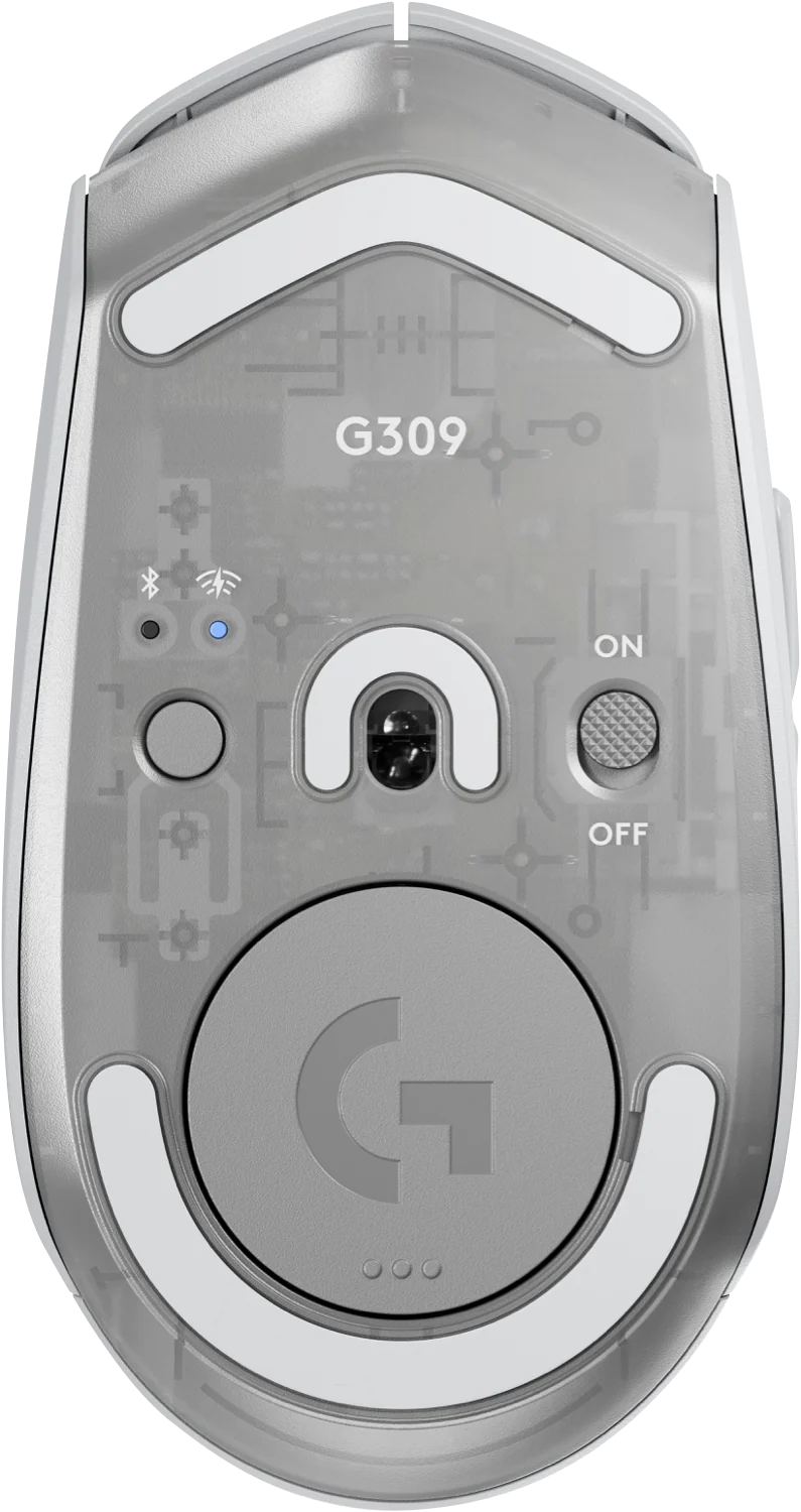 Logitech G309 Lightspeed Wireless Gaming Mouse (White)