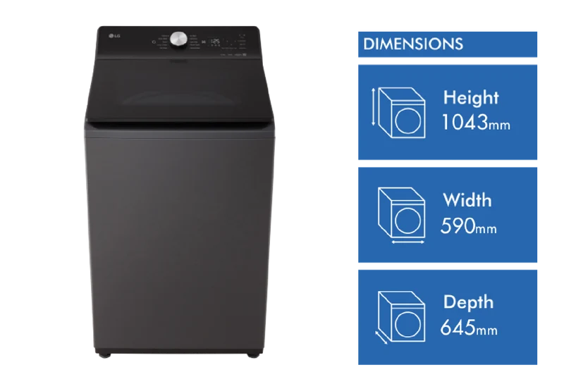 LG 9kg Series 3 AI Top Load Washer