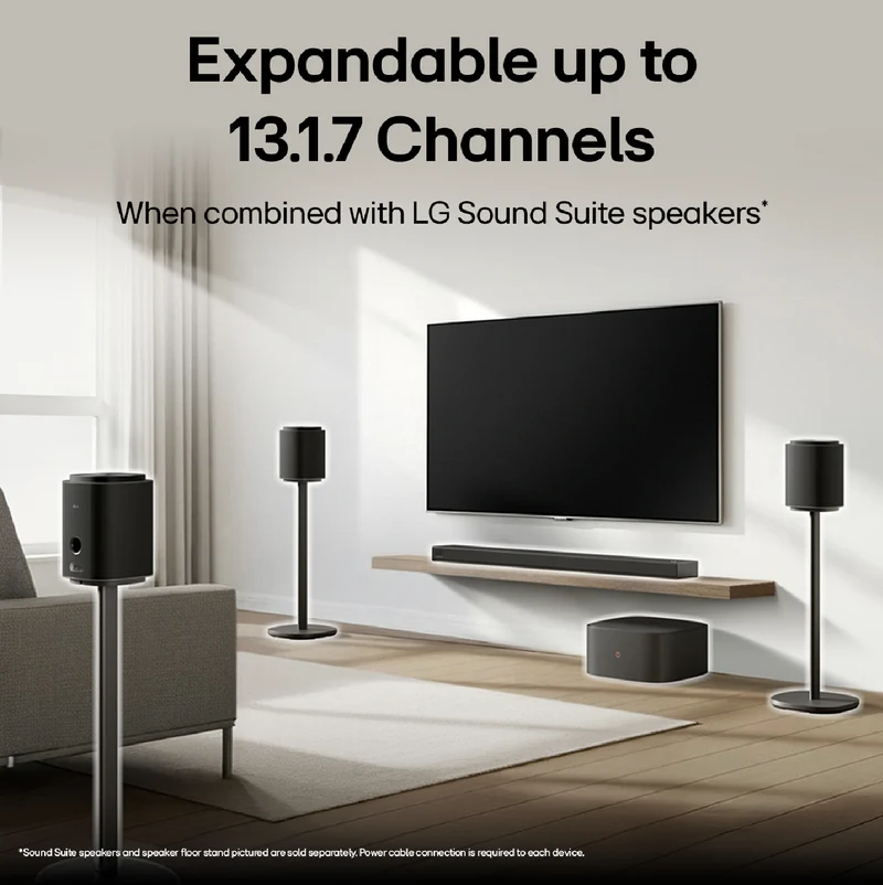 LG Sound Suite M7 Wireless Stereo Speaker with 2.1.1ch & Dolby Atmos FlexConnect