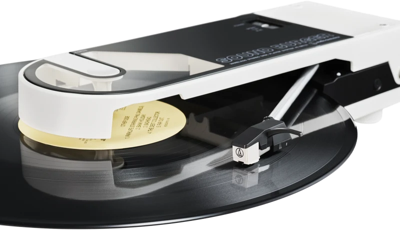 Audio Technica Sound Burger Portable Bluetooth Turntable - White