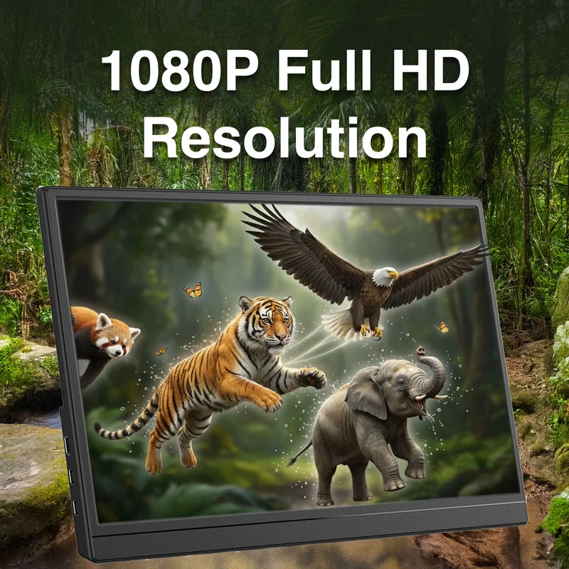 Laser 15.6" Portable Monitor with touch screen