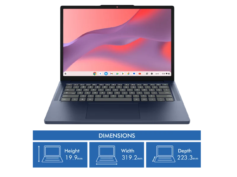Lenovo IdeaPad Slim 3 14" MTK540 4GB 128GB Chromebook