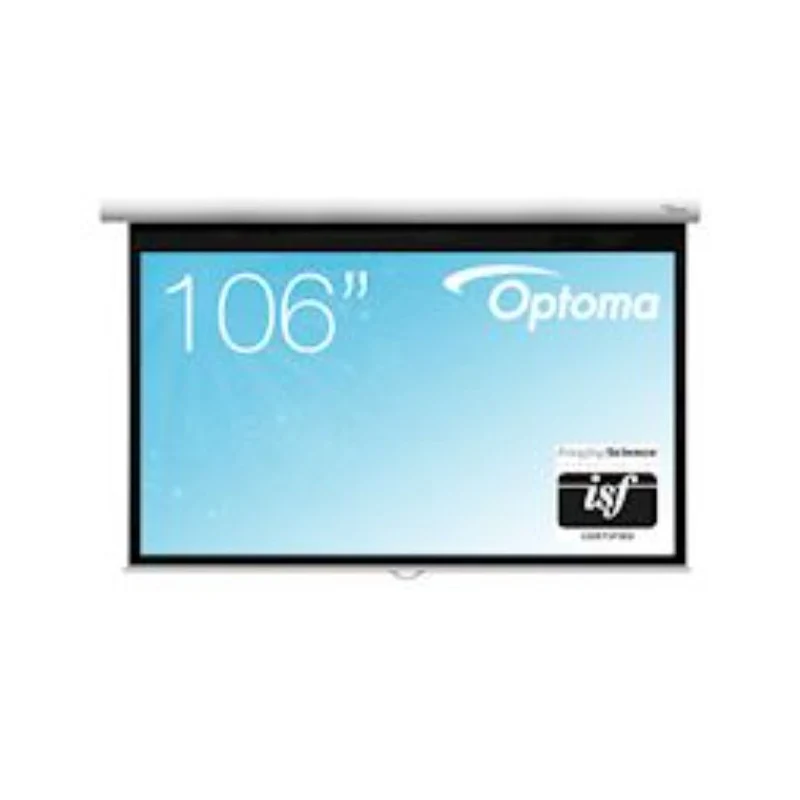 Optoma Manuelle Pull-Down Leinwand Mattweiß, mit Speed Control 2340 x 1320mm (2434 x 1665mm Gesamtmaß) 16:9