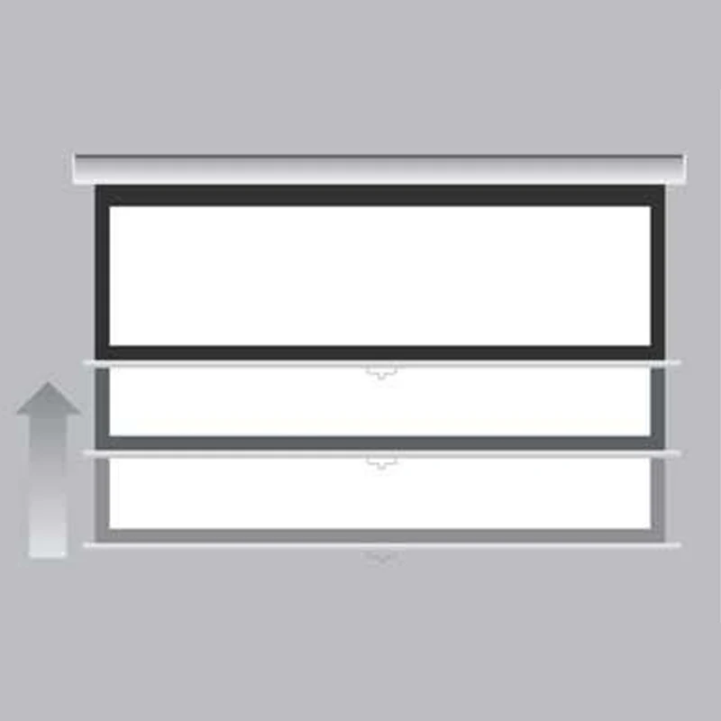 Optoma DS-9084PMG+ 84" Diagonale 16:9 manuelle Pull-Down Leinwand