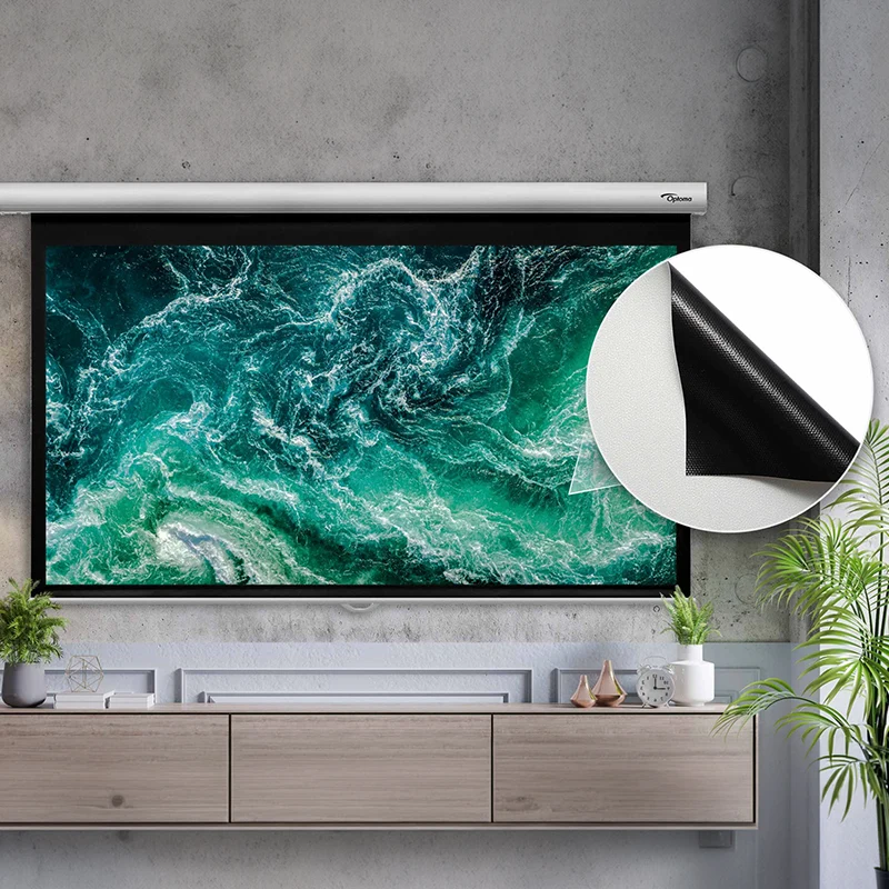Optoma DS-9120MGA Rolloleinwand – 120 Zoll, 16:9, ISF zertifiziert