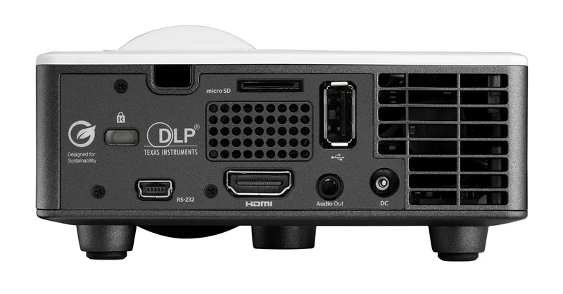 Optoma ML1050STI LED-Beamer – WXGA, Short-Throw, 420g Leichtgewicht