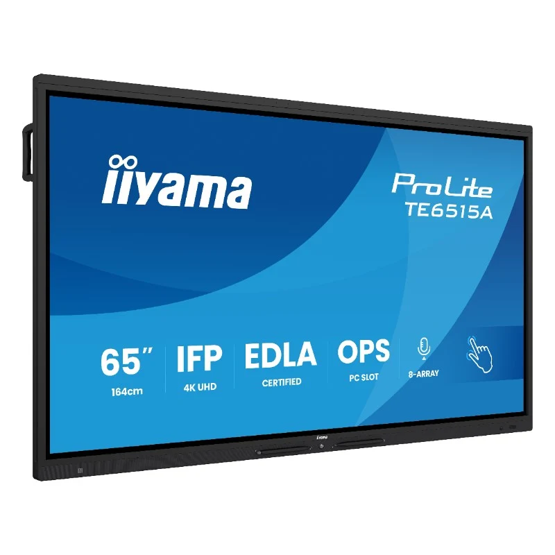 iiyama ProLite TE15A-B2AG Serie Interaktives Display – 4K UHD, Google EDLA, Touch