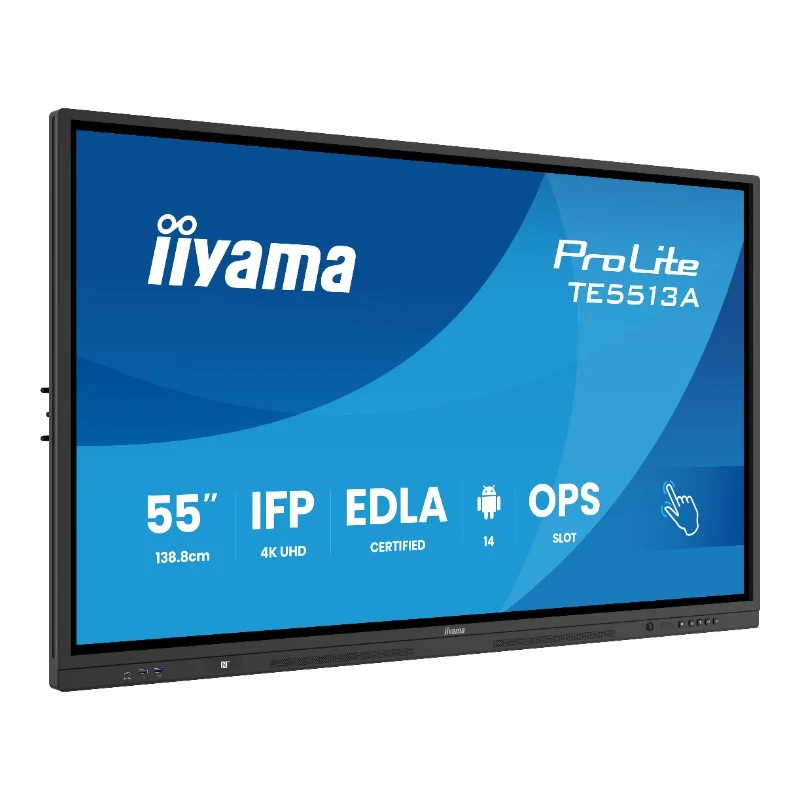 iiyama ProLite TE13A-B2AG Serie Interaktives Display – 4K UHD, Google EDLA, Touch