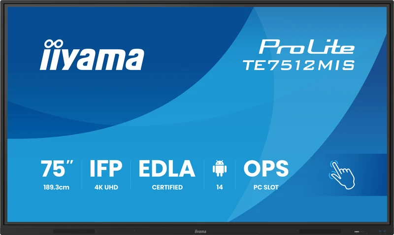 iiyama ProLite TE-12MIS-B4AG 4K/UHD Interaktives Touch Display - 65"