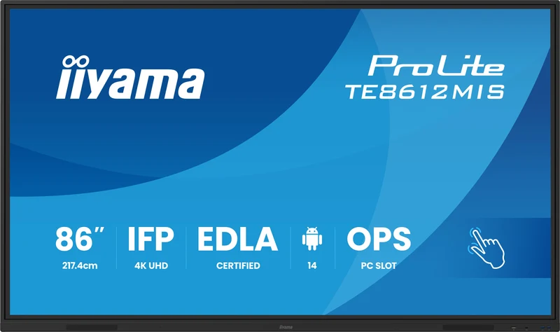 iiyama ProLite TE-12MIS-B4AG 4K/UHD Interaktives Touch Display - 65"