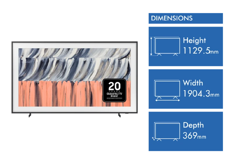 Samsung 85" LS03H The Frame QLED 4K Smart TV 2026
