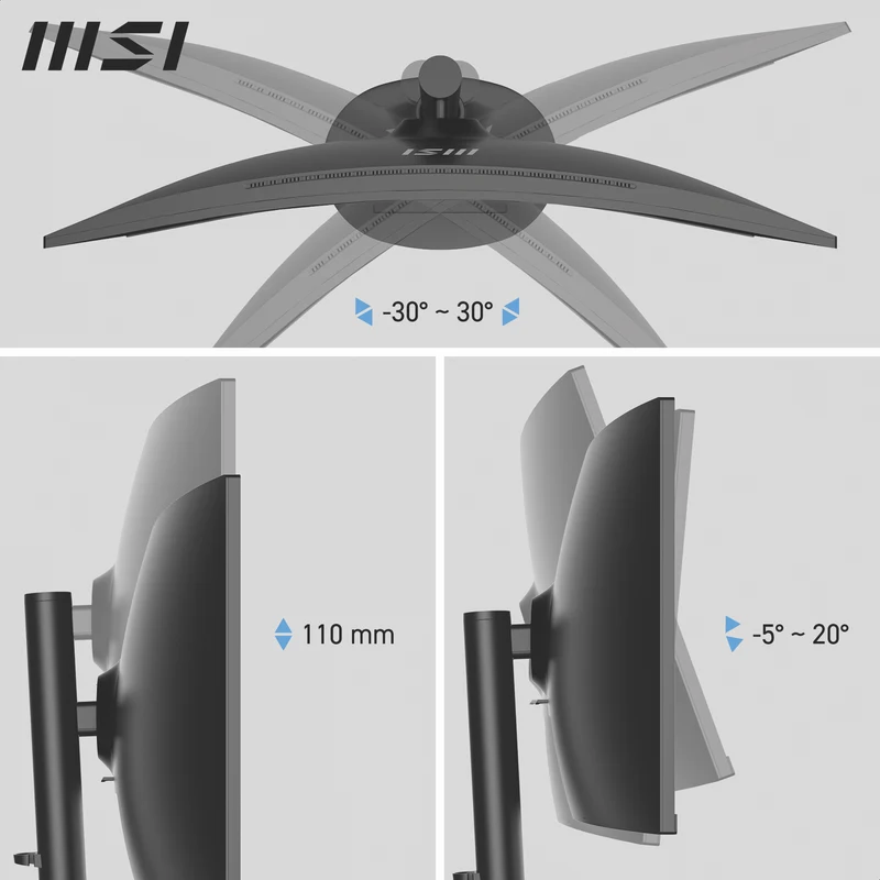 MSI 34" UWQHD 1500R Curved Black Monitor