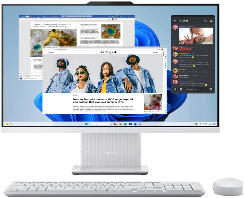 Lenovo 27" Core 5 16GB 512GB AIO