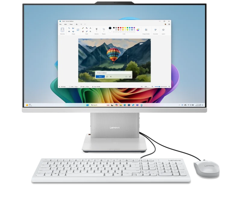 Lenovo 27" Ryzen 5 8GB 512GB AIO