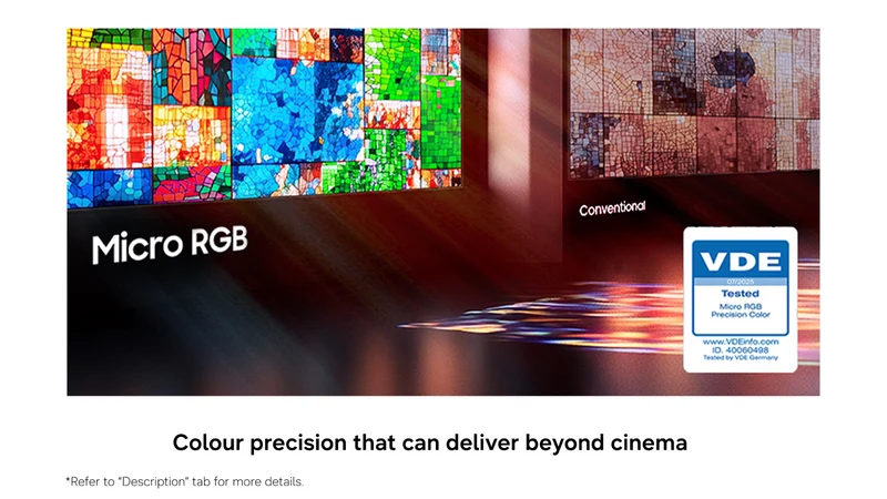Samsung 85" MICRO RGB R85H 4K Smart AI TV 2026
