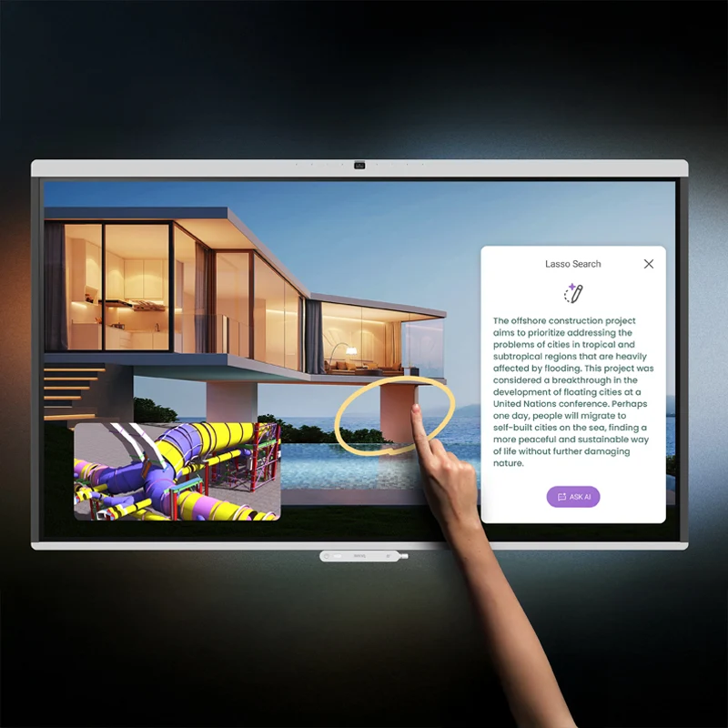 BenQ CM05-Serie Interaktives Whiteboard – Android 15, 4K UHD, Google EDLA