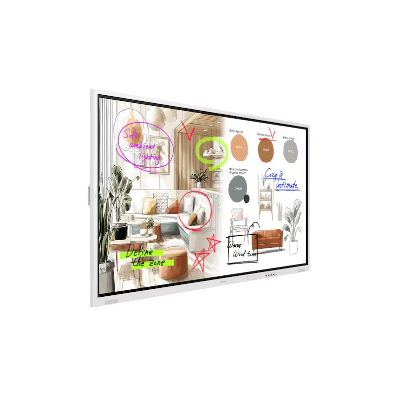 Samsung Flip WM75FX Interaktives Whiteboard – 75" Zoll, 4K UHD, Slim Design