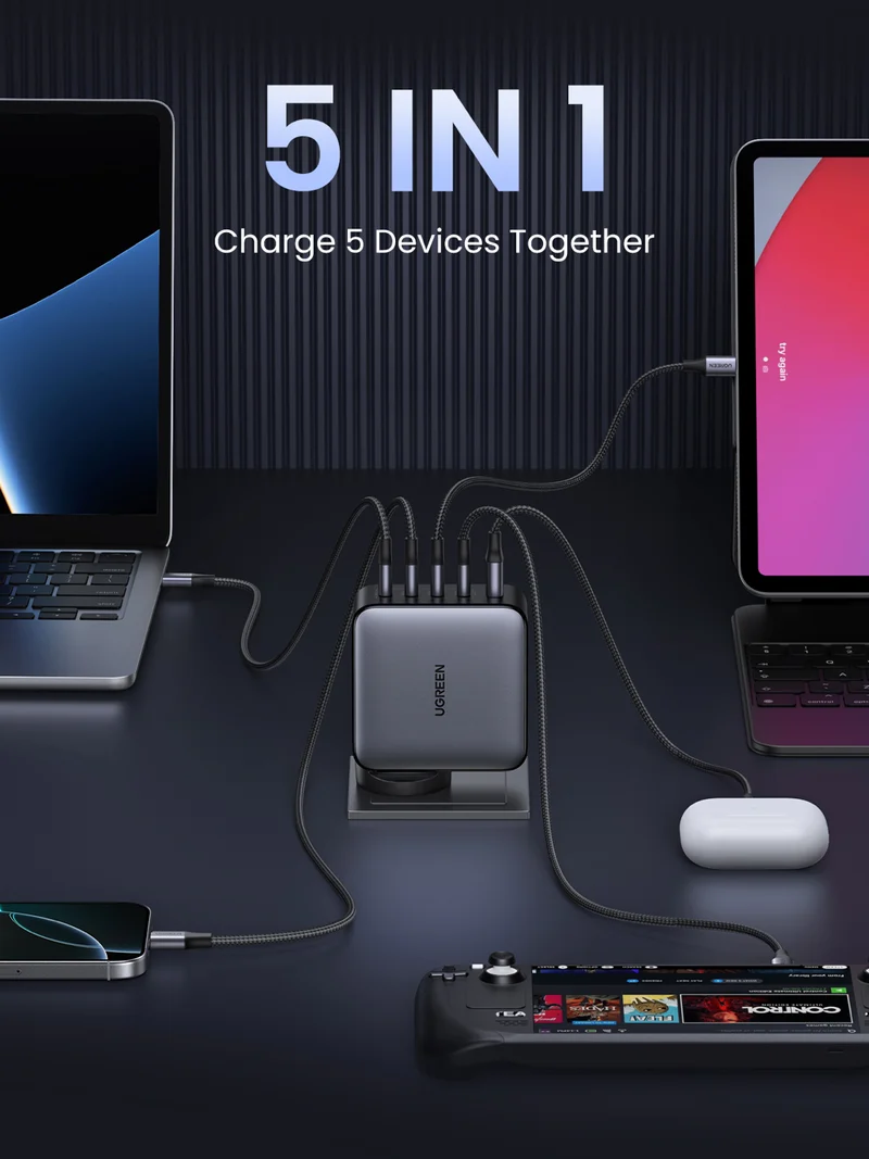 UGREEN Nexode 100W 5-Port GaN Fast Charger