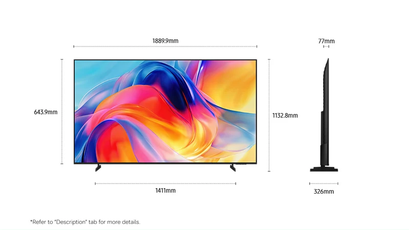 Samsung 85" M70H Mini LED 4K Smart TV 2026