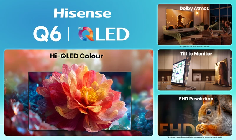 Hisense 32" Q6SAU Full HD Hi-QLED Smart TV 2026