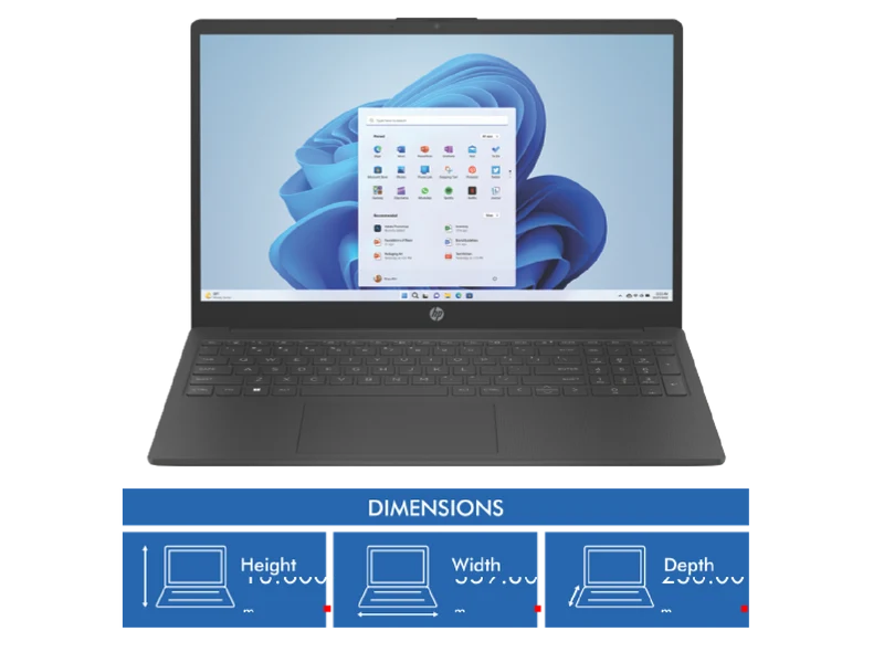 HP 15.6" AMD Ryzen 5 8GB 512GB Laptop