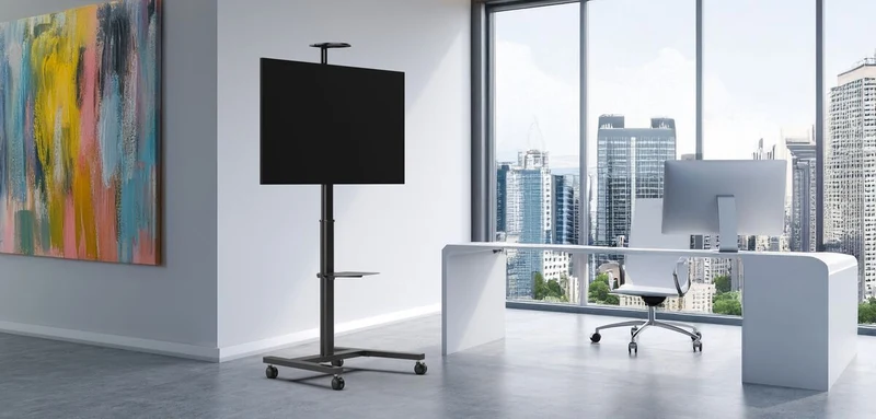 Vogel's Essential T1031 Display-Wagen | Stabil & Mobil bis 65 Zoll
